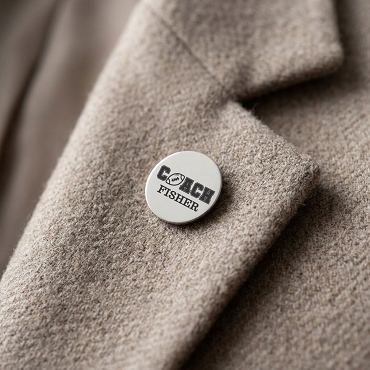 Personalized Football Coach Lapel Pin Coach Gift